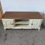 Cream & Oak TV Unit / Entertainment Cabinet Image 5