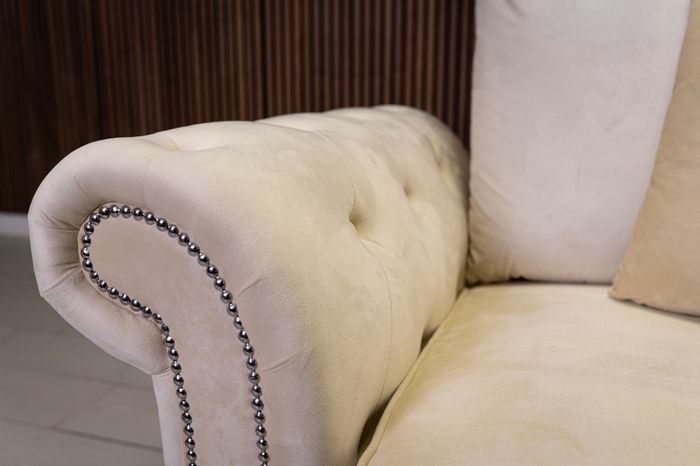 Olympia Cream Scatter Cushions Sofa Set