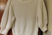 Cream fluffy top
