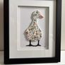 Handmade Framed Duck Pique Assiette Mosaic Image 2