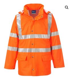 Portwest RT50 Sealtex Ultra Hi-Vis Rain Jacket - Waterproof, Class 3 (Orange)