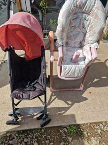 Stroller and High chair