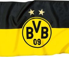 Borussia Dortmund, Hoisting flag, black-yellow, 150x100