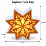 Christmas Tea Light Lanterns, Tree, Star or Snowflake 3D Image 9