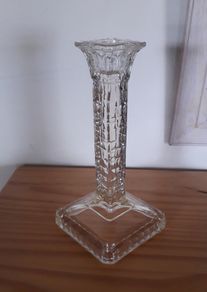 Vintage Glass Candlestick