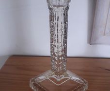 Vintage Glass Candlestick