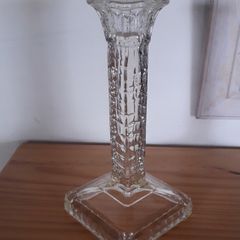 Vintage Glass Candlestick