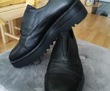 Cinders Leather Wedges Size Uk 6 ( Eu 39)