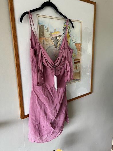 Reformation dress Doris in sugar plum