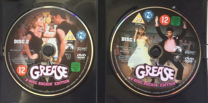 Grease (Sing-Along Edition) [1978]  John Travolta & Olivia Newton-John [Movie 2xDVD]