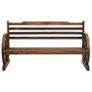 Garden Bench 142 cm Solid Firwood Image 2
