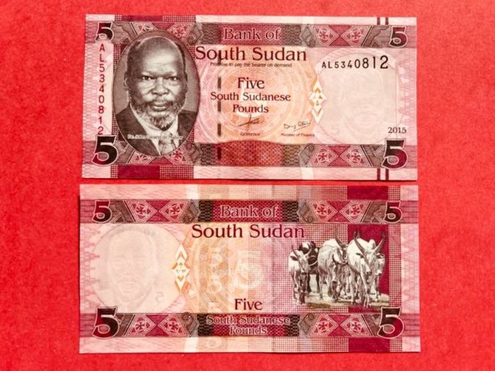South Sudan  5 Pounds  2015  ( Uncirculated ) Pick 6b.
