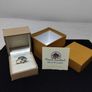 18ct white gold diamond and emerald dress ring Image 2
