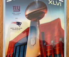 Very Rare 2012 NFL Super Bowl XLVI - New York Giants v New England Patriots Official Programme