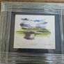 2 matching framed St Andrews 100th anniv golf prints. Printed on 100% linen board using lightfast inks Image 8