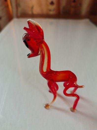 Vintage glass deer