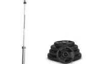 100 kg Olympic Weightlifting Set Including 7ft bar