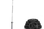 100 kg Olympic Weightlifting Set Including 7ft bar