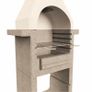Concrete Charcoal BBQ Stand with Chimney Image 3