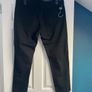 Black Mens Chino Trousers W38/L29 Image 2