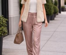 Ted Baker satin trousers