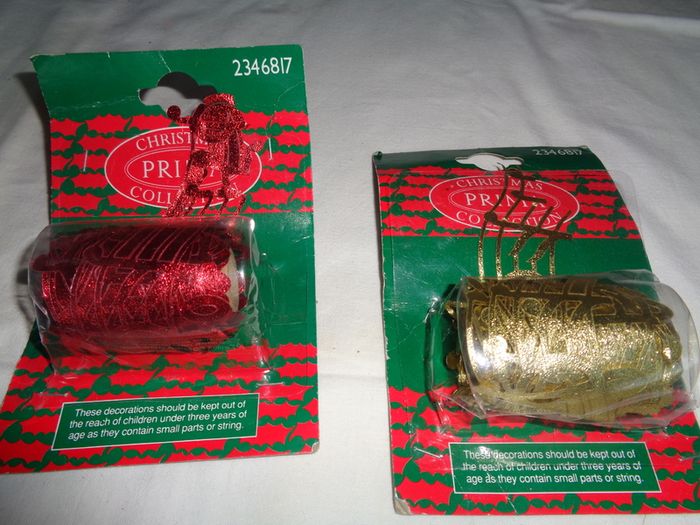 Gold & Red Decorative Rolls for Sale