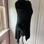jumper Bnwt black occasion piece jumper with fur panels large /xl Image 2