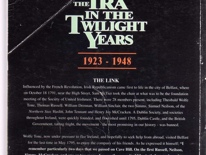 The I.R.A   In The Twilight Years (1923 - 1948)  Author -  Uinseann MacEoin