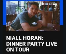 Niall Horan Tickets - 3 x Standing Tues 10th Nov