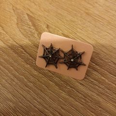 Halloween Spider Web  earrings