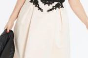 BNWT CAPSULE baby pink satin/black dress size 10