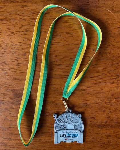The Sun Herald City 2 Surf Finishes Medal