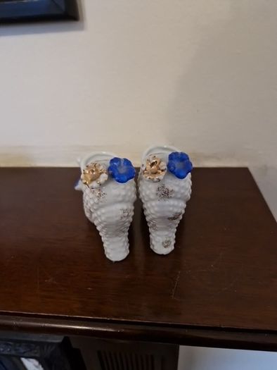 vintage porcelain shoes