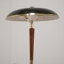 Vintage Swedish Metal, Brass and Teak Table Lamp Model 8453 by Borens, 1940/1950s Image 7