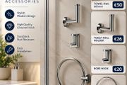 Aqua Chrome Accessories range chrome