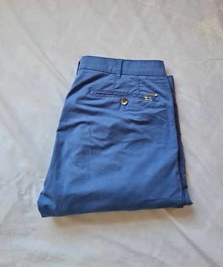 Meyer rio cotton trousers Size 36/32 zip fly blue cotton In like new condition