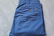 Meyer rio cotton trousers Size 36/32 zip fly blue cotton In like new condition