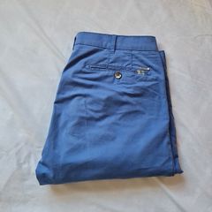 Meyer rio cotton trousers Size 36/32 zip fly blue cotton In like new condition