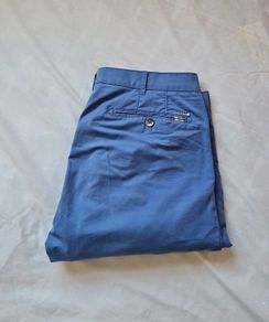 Meyer rio cotton trousers Size 36/32 zip fly blue cotton In like new condition