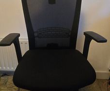 Ergonomic Office Chair with Headrest & Metal Base