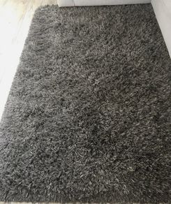 Ikea Gaser Shaggy Grey Rug