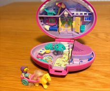 Vintage 1995 - Polly Pocket Palomino Pony - Pony Parade - Bluebird Toys