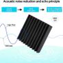 48 Pack Acoustic Foam Panels, 2.5 X 30 X 30cm/1" X 12" X 12" Studio Soundproofing Wedges Fire Resistant Sound Proof Padding Acoustic Treatment Foam (FREE POSTAGE) Image 4