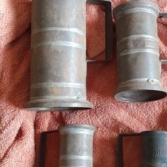 old French tin Smith  measures