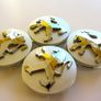 1set Peugeot 60mm Alloy Wheel Center Caps cap Hub Cover silver & chrome logo Image 6