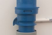 16 Amp 3 Pin PCE Grey &amp; Blue Plug 200-250v. IP44/54