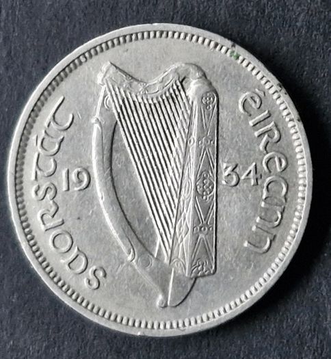 Ireland Excellent 1934 Six Pence 6d coin
