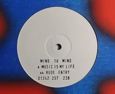 Mind To Mind - Music Is My Life - F1 Records - DJ Promo COPY! - Absolutely BANGIN Trance BEAST! CONDITION: Near MINT!