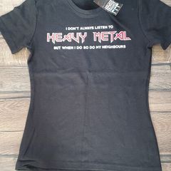 Funny heavy metal tshirt