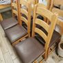 Heavy oak chairs Image 5